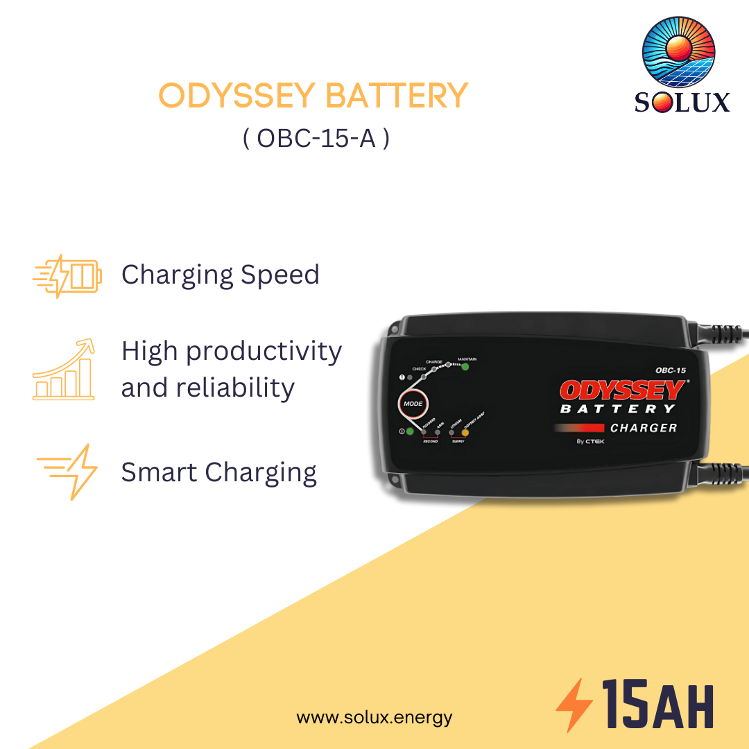 This is an image of Odyssey 15 Amp Battery Charger OBC-15-A